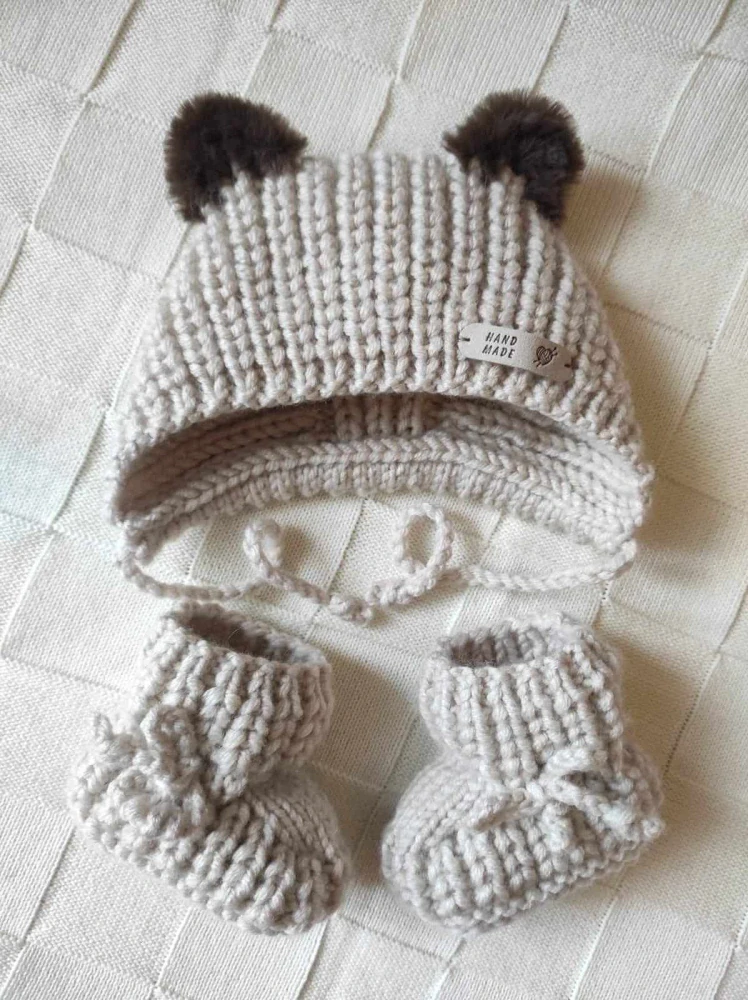 Pletený set pro miminka Nikola