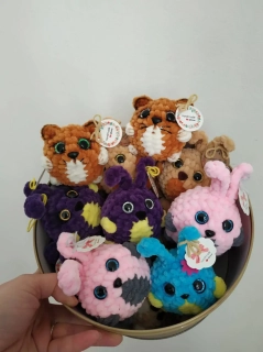 Zvířátko mini pletená hračka